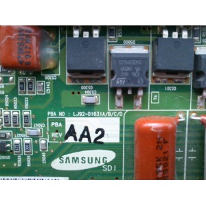 Y-SUS / SAMSUNG BN96-10511A / LJ92-01631A / 631A A2 / LJ41-06269A / PANEL S50FH-YB04 / MODELOS PN50B850Y1FXZA / PN50B860Y2FXZA / PN50B850Y1FXZA SJ03